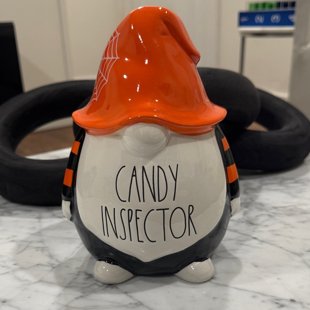 Rae Dunn Halloween Candy Inspector Gnome